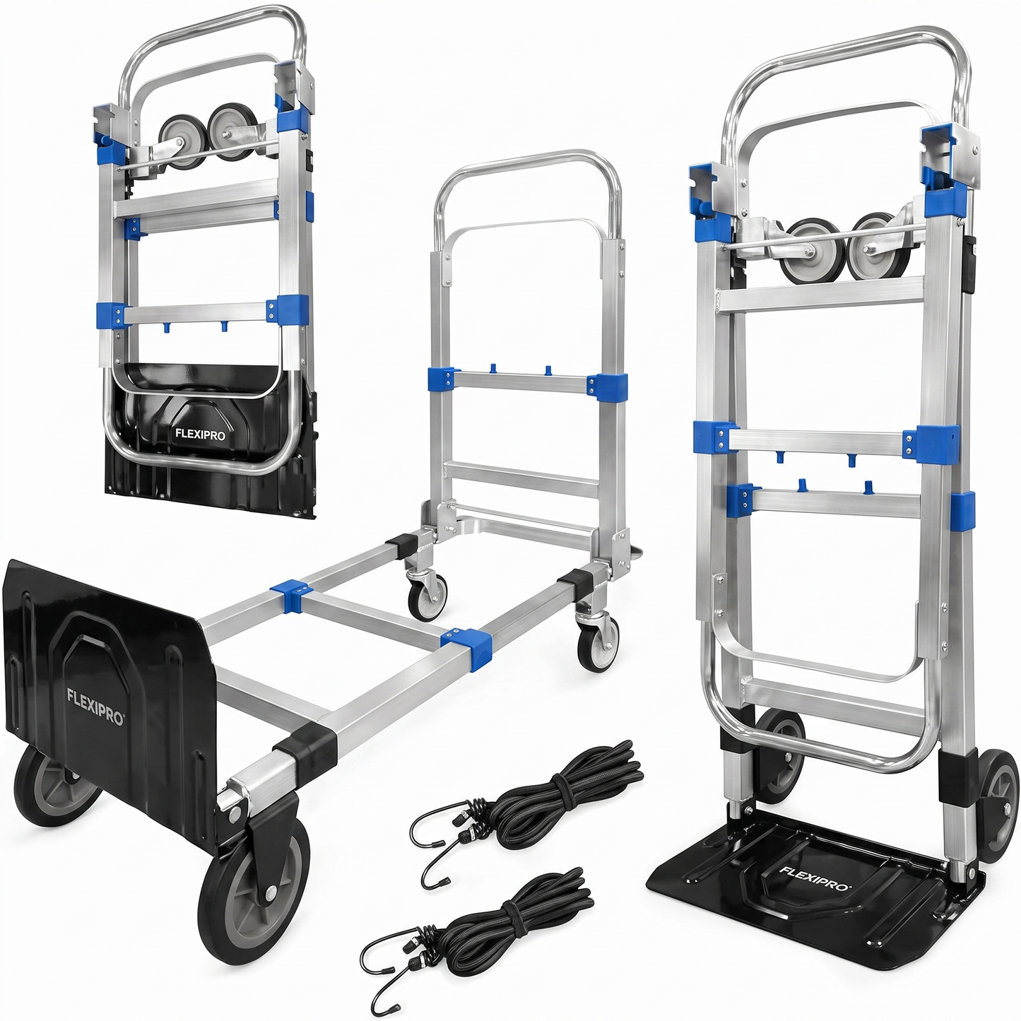2-in-1 Convertible Folding Hand Truck