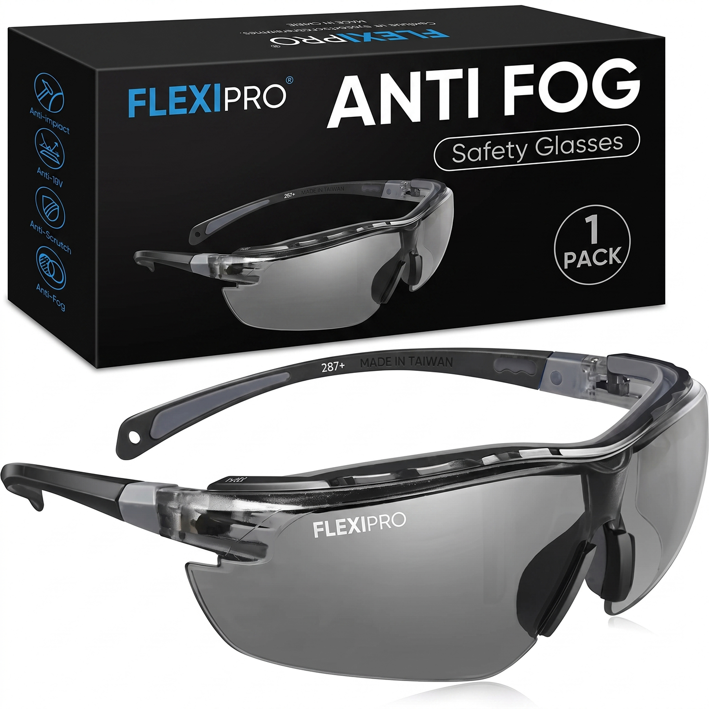 Anti-Fog Safety Glasses