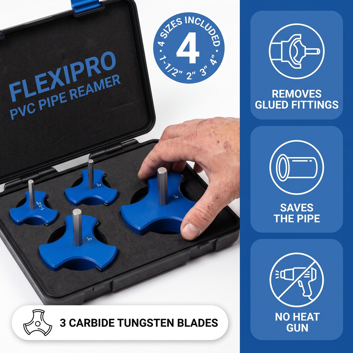 PVC Reamer – 3 Blades
