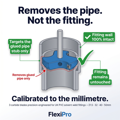 PVC Reamer – 3 Blades | UK Edition